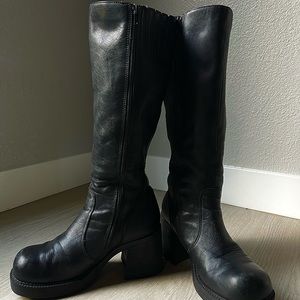 Y2K Vintage American Eagle Chunky Heel Boots Women’s Size 10